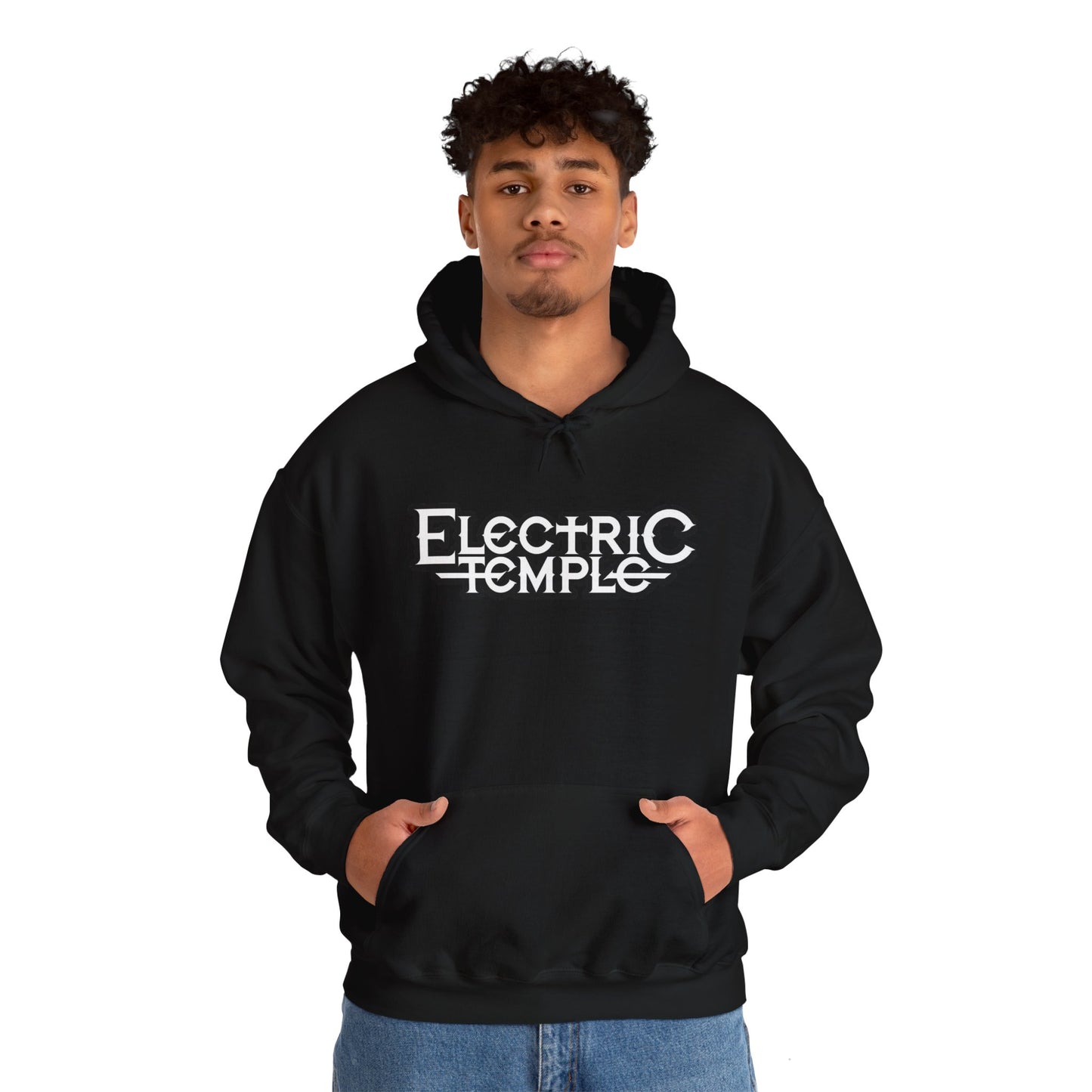 Electric Temple ~ High Voltage Salvation Front/Back Hooded Sweatshirt