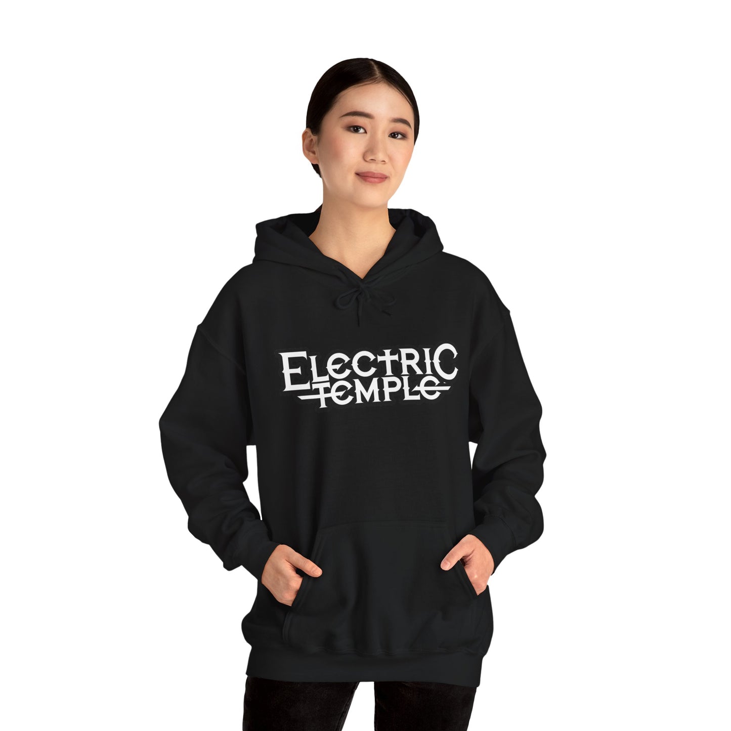 Electric Temple ~ High Voltage Salvation Front/Back Hooded Sweatshirt
