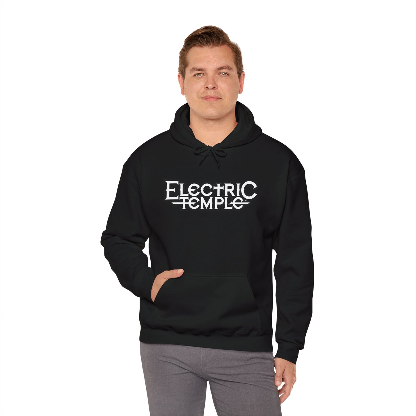 Electric Temple ~ High Voltage Salvation Front/Back Hooded Sweatshirt
