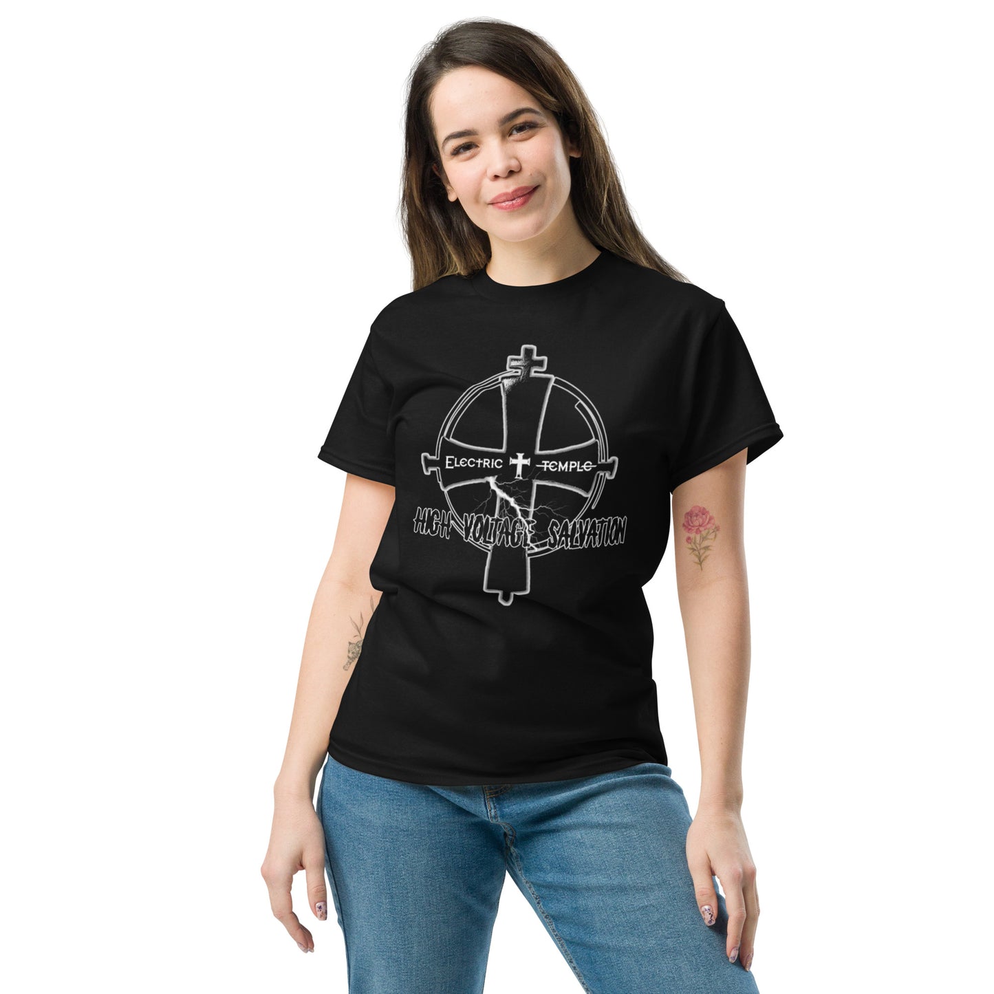 ELectric Temple HIGH VOLTAGE SALVATION classic tee
