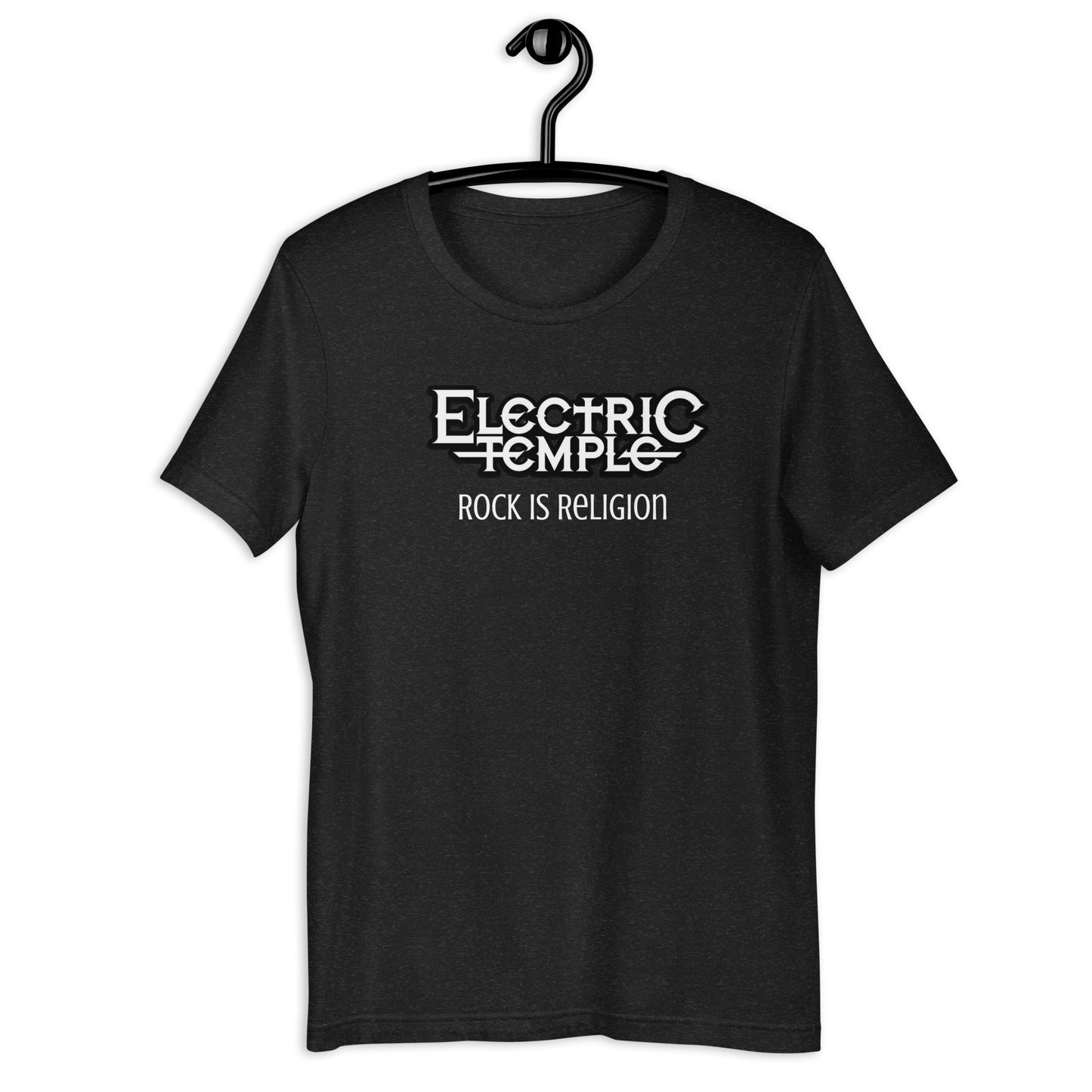 Rock Is Religion Electric Temple Logo Unisex t-shirt